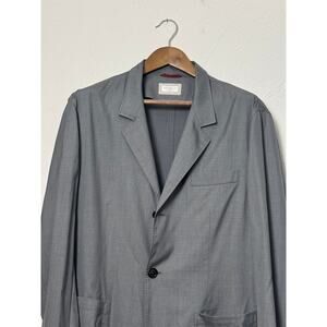 Brunello Cucinelli Leisure Jacket XXL 48 US Wool Silk Unstructured NWOT Summer